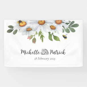 Daisy wedding banner