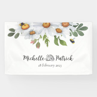 Daisy wedding banner