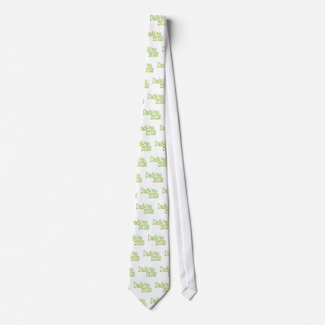 Daisy Wedding/ Dad of Bride Tie (Front)
