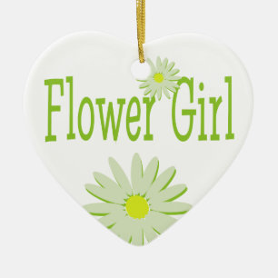 Daisy Wedding/ Flower Girl Ceramic Tree Decoration
