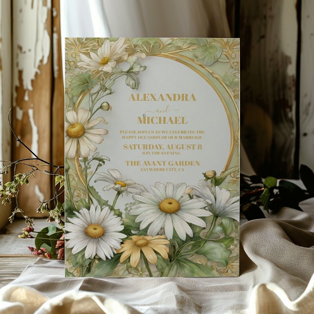 Daisy Wedding Invitation (Creator Uploaded)