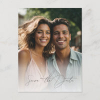 Daisy wedding photo save the date