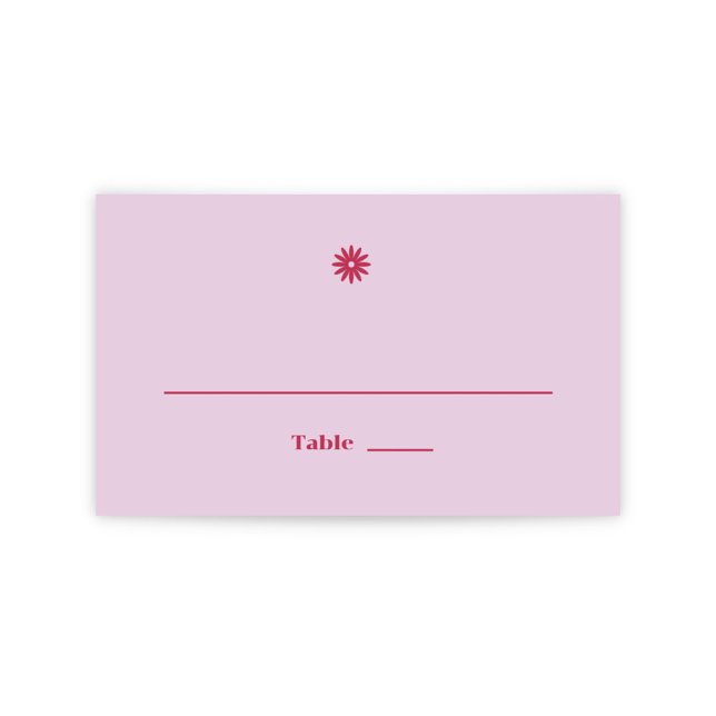 Daisy Wedding Place Card (Creator Uploaded)