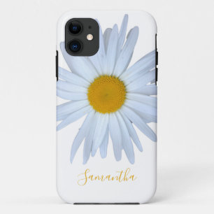 Daisy White Yellow Script Case-Mate iPhone Case