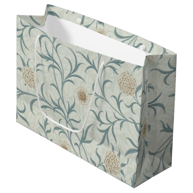 Daisy, William Morris Large Gift Bag (Front Angled)