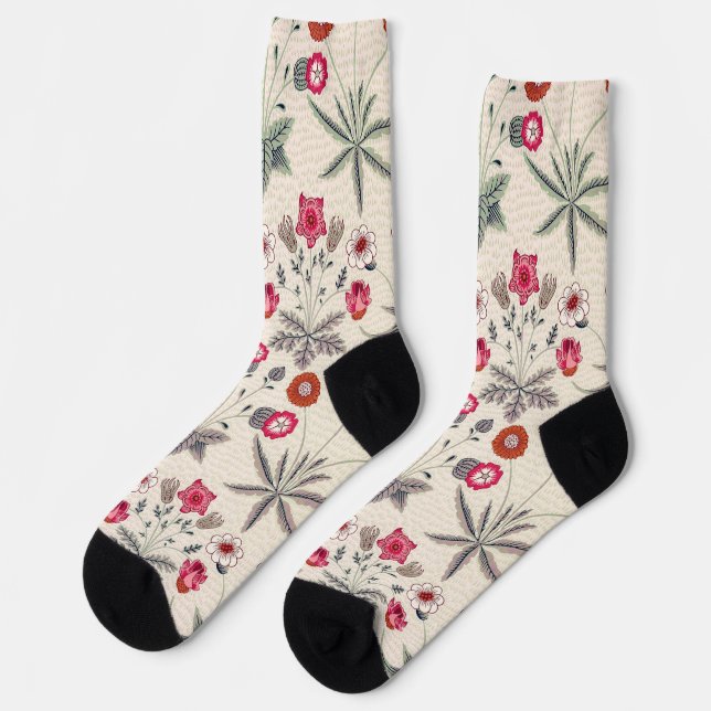 Daisy, William Morris Socks (Left)