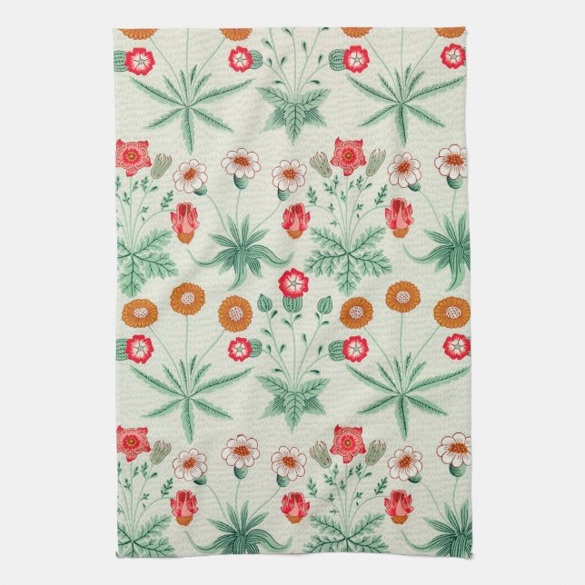 Daisy, William Morris Tea Towel (Vertical)