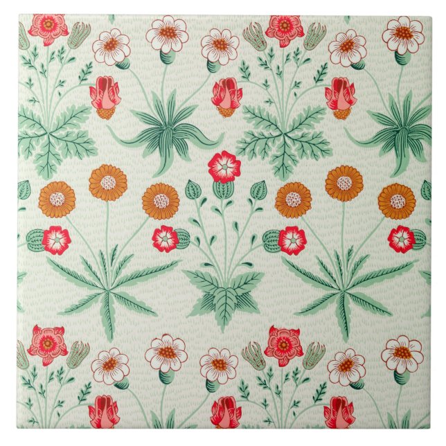 Daisy, William Morris Tile (Front)