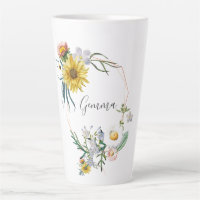 Daisy Wreath Custom Name