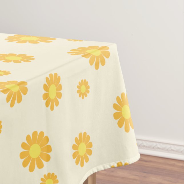 Daisy Yellow Tablecloth (In Situ)
