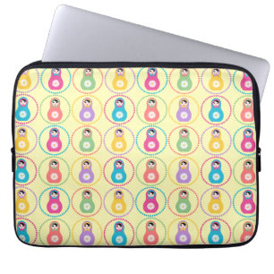 Daisyflower pattern laptop sleeve