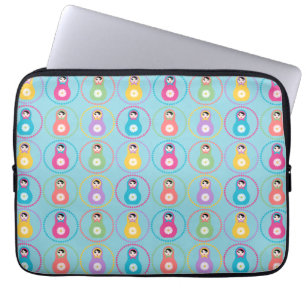 Daisyflower pattern laptop sleeve