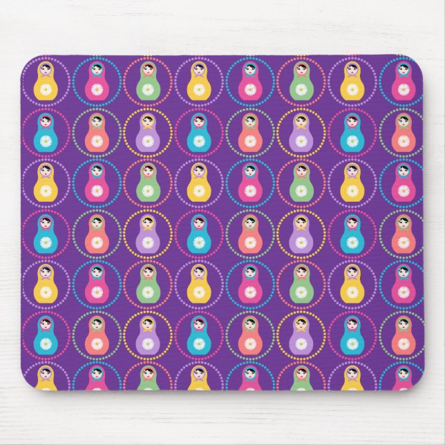 Daisyflower pattern  mouse pad (Front)