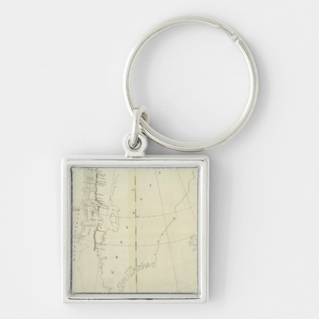 Daivs Straits and Baffin Islands Bay Key Ring (Front)