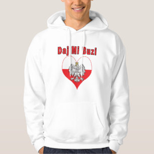 Daj Mi Buzi Eagle Heart Hoodie