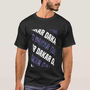 Dakar Camo Pattern Purple Camouflage T-Shirt