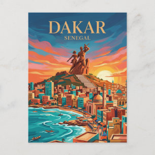 Dakar Peninsula Senegal Postcard