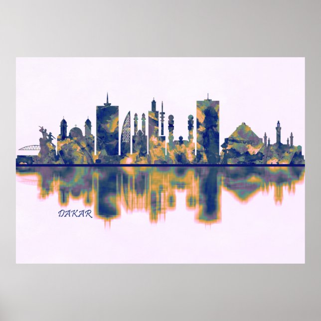 Dakar Skyline Poster (Front)