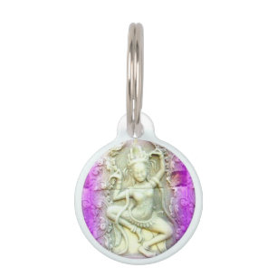 dakini dancing pet tag