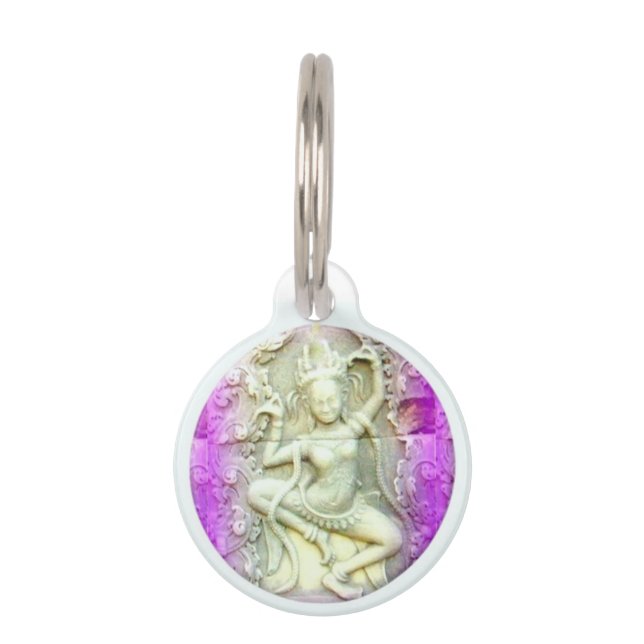 dakini dancing pet tag (Front)