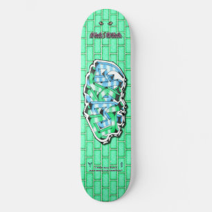 Dakota 02 ~ Custom Graffiti Art Pro Skateboard