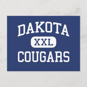 Dakota - Cougars - High - Macomb Township Michigan Postcard