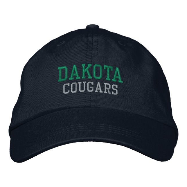 Dakota High School (Mich) Embroidered Baseball Hat (Front)