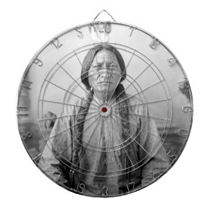 Dakota Leader Sitting Bull Native American Indian Dartboard