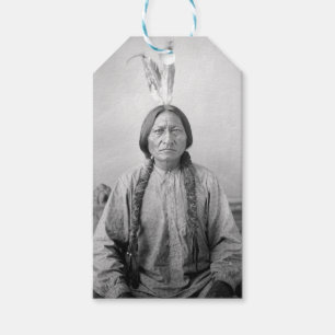 Dakota Leader Sitting Bull Native American Indian  Gift Tags