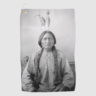 Dakota Leader Sitting Bull Native American Indian Golf Towel