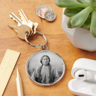 Dakota Leader Sitting Bull Native American Indian Key Ring