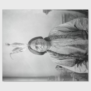 Dakota Leader Sitting Bull Native American Indian  Wrapping Paper
