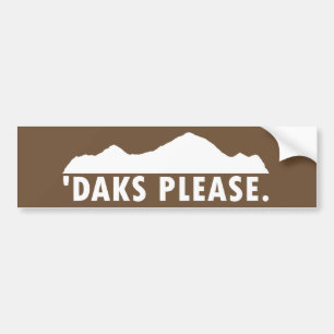 Daks Please Bumper Sticker