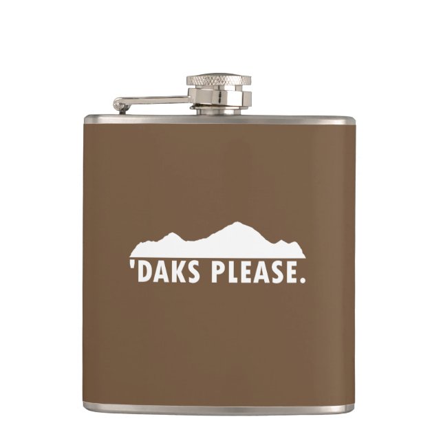Daks Please Hip Flask (Front)