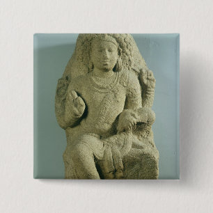Dakshinamurti, Tamil Nadu, Pallava dynasty (granit 15 Cm Square Badge