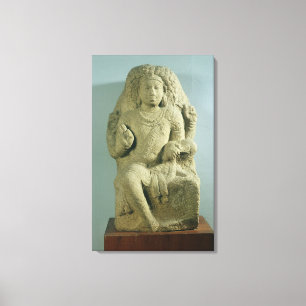 Dakshinamurti, Tamil Nadu, Pallava dynasty (granit Canvas Print