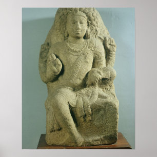 Dakshinamurti, Tamil Nadu, Pallava dynasty (granit Poster