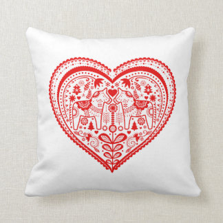 Dala Heart Pillow