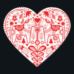 Dala Heart Sticker<br><div class="desc">dala heart</div>