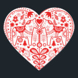 Dala Heart Sticker<br><div class="desc">dala heart</div>