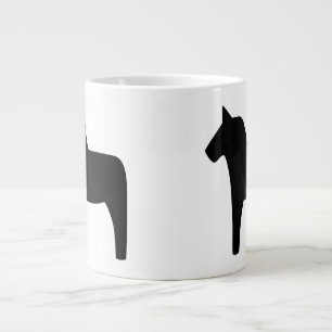 Dala Horse Black Speciality Mug