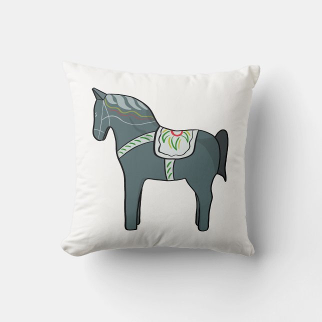 Dala horse cushion (Front)