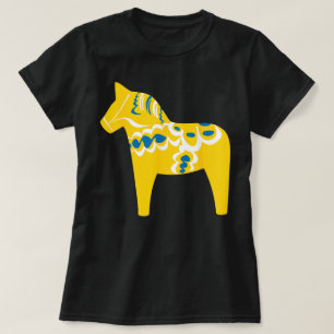 Dala Horse Dalarna Swedish Sweden T-Shirt