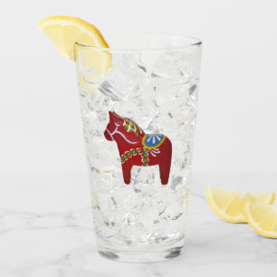 Dala Horse Glass