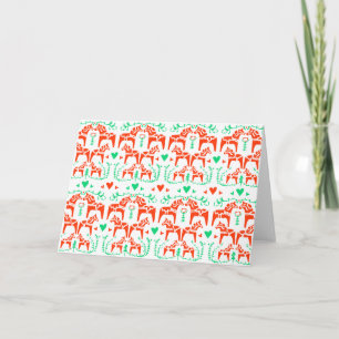 Dala Horse Holiday Card