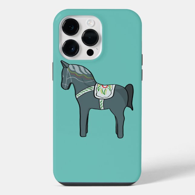 Dala horse iPhone case (Back)