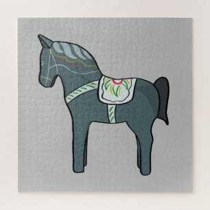 Dala horse jigsaw puzzle