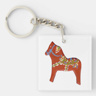 Dala Horse keychain