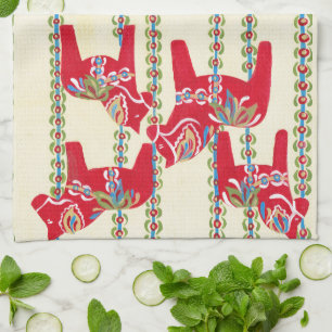 Dala Horse Kitchen Towel
