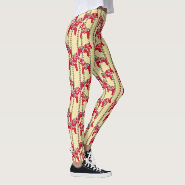 Dala Horse Leggings (Right)